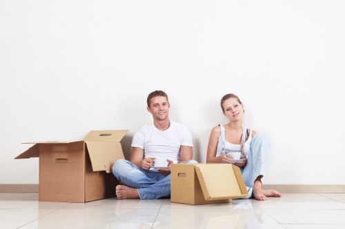 Loading commercial items for relocation in Sydenham
