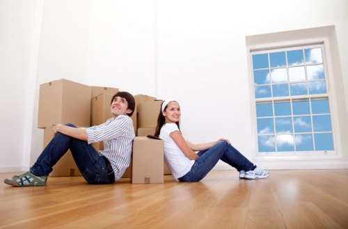 Donated household furniture prepared for charity reuse after a Sydenham clearance