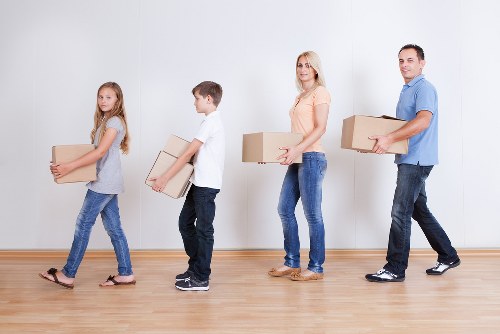 Commercial removals team handling office relocation in Sydenham